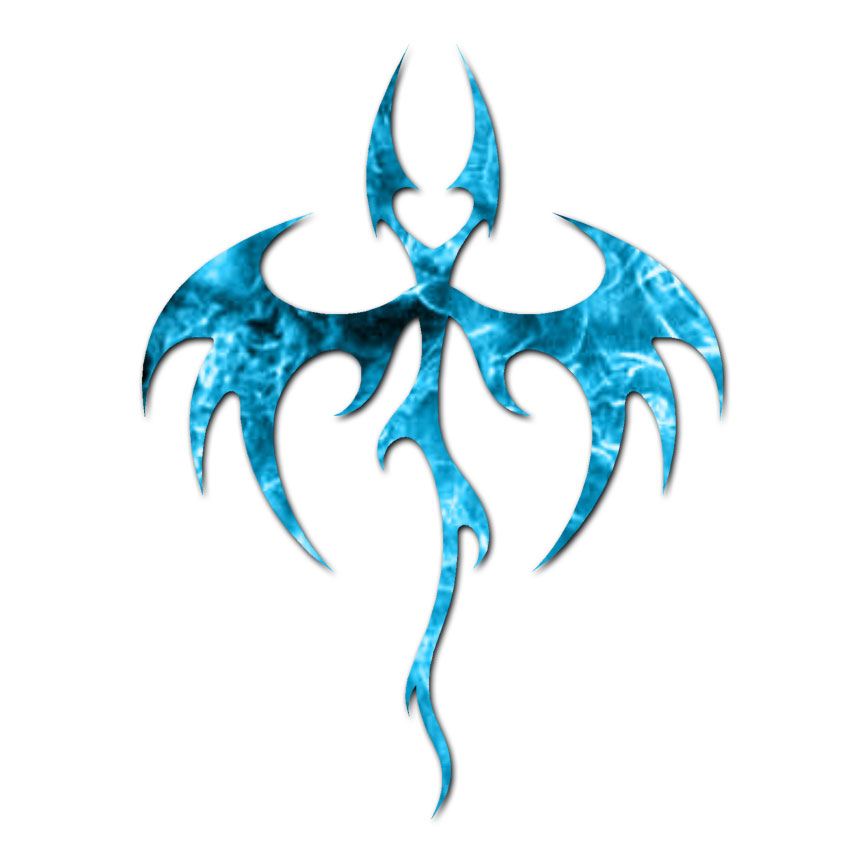 Tribal Dragon Art – Vinyl Decal Sticker – Multiple Patterns & Sizes – ebn1094