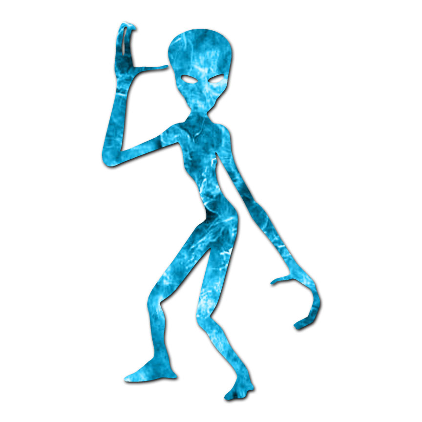 Alien Invader E.T. – Vinyl Decal Sticker – Multiple Patterns & Sizes – ebn1126