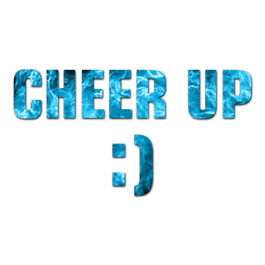 Cheer Up Smiley Face – Vinyl Decal Sticker – Multiple Patterns & Sizes – ebn1611