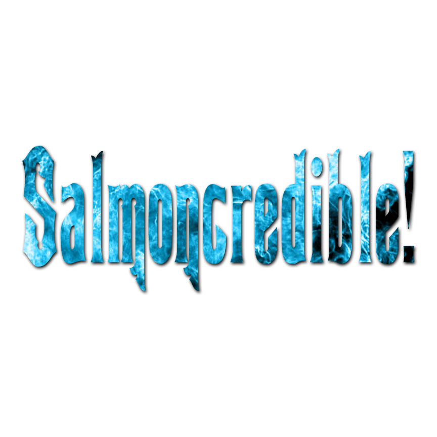Salmon Credible – Vinyl Decal Sticker – Multiple Patterns & Sizes – ebn1712