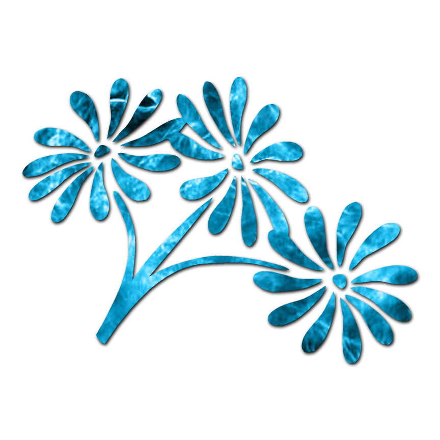 Daisy Bouquet Flowers – Vinyl Decal Sticker – Multiple Patterns & Sizes – ebn193