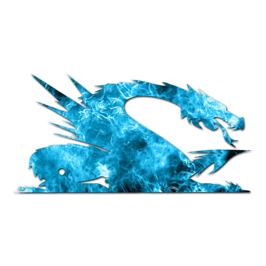 Dragon Spike Tribal – Vinyl Decal Sticker – Multiple Patterns & Sizes – ebn232
