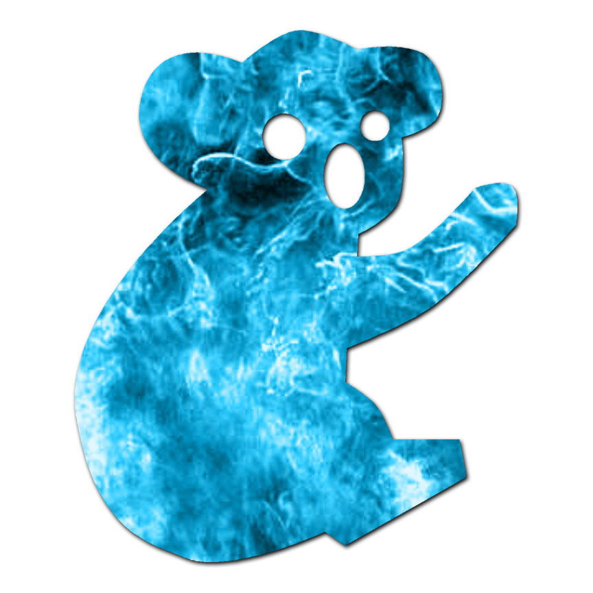 Cute Koala Bear – Vinyl Decal Sticker – Multiple Patterns & Sizes – ebn2341
