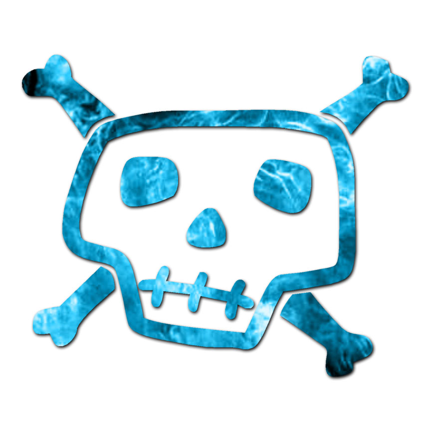 Art Skull Crossbones Bones – Decal Sticker – Multiple Patterns & Sizes – ebn2372