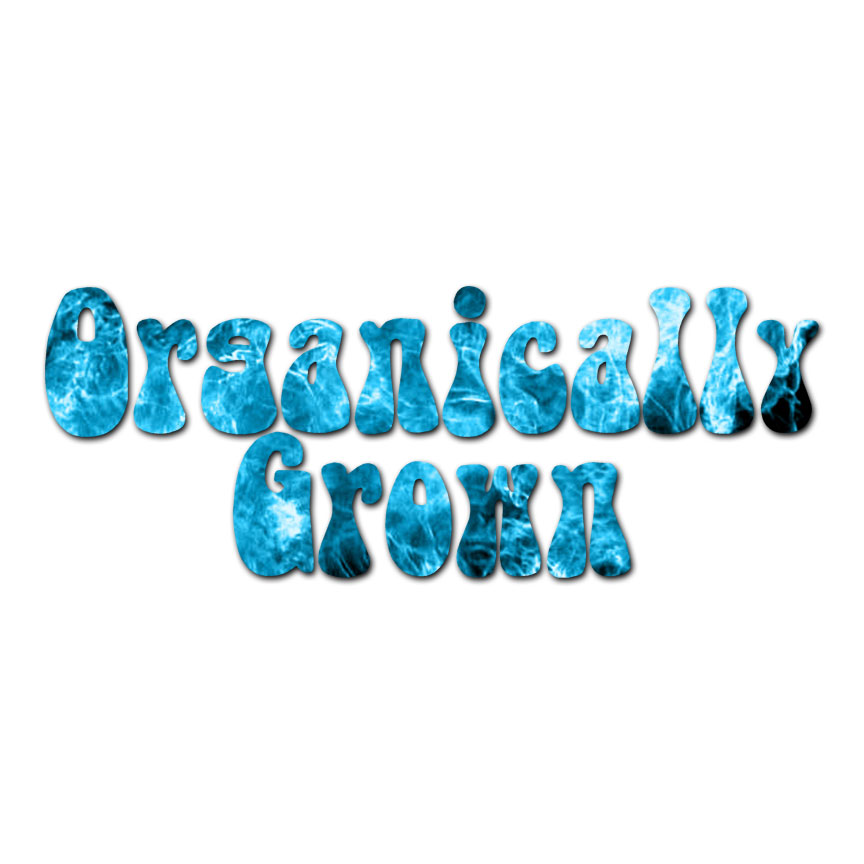 Organically Grown – Vinyl Decal Sticker – Multiple Patterns & Sizes – ebn2721