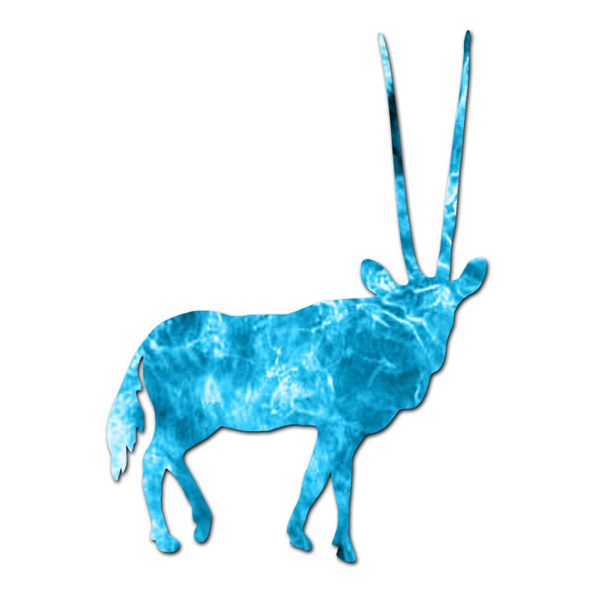 Gazelle Impala – Vinyl Decal Sticker – Multiple Patterns & Sizes – ebn2827