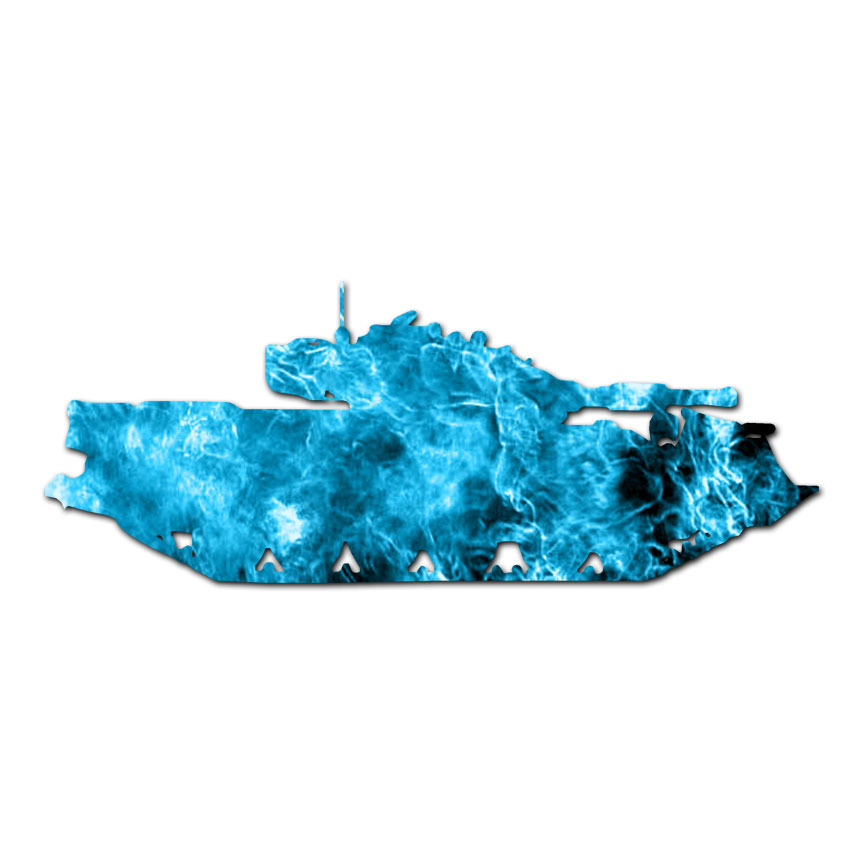 Tank Military M1A1 Sweeper – Decal Sticker – Multiple Patterns & Sizes – ebn3037
