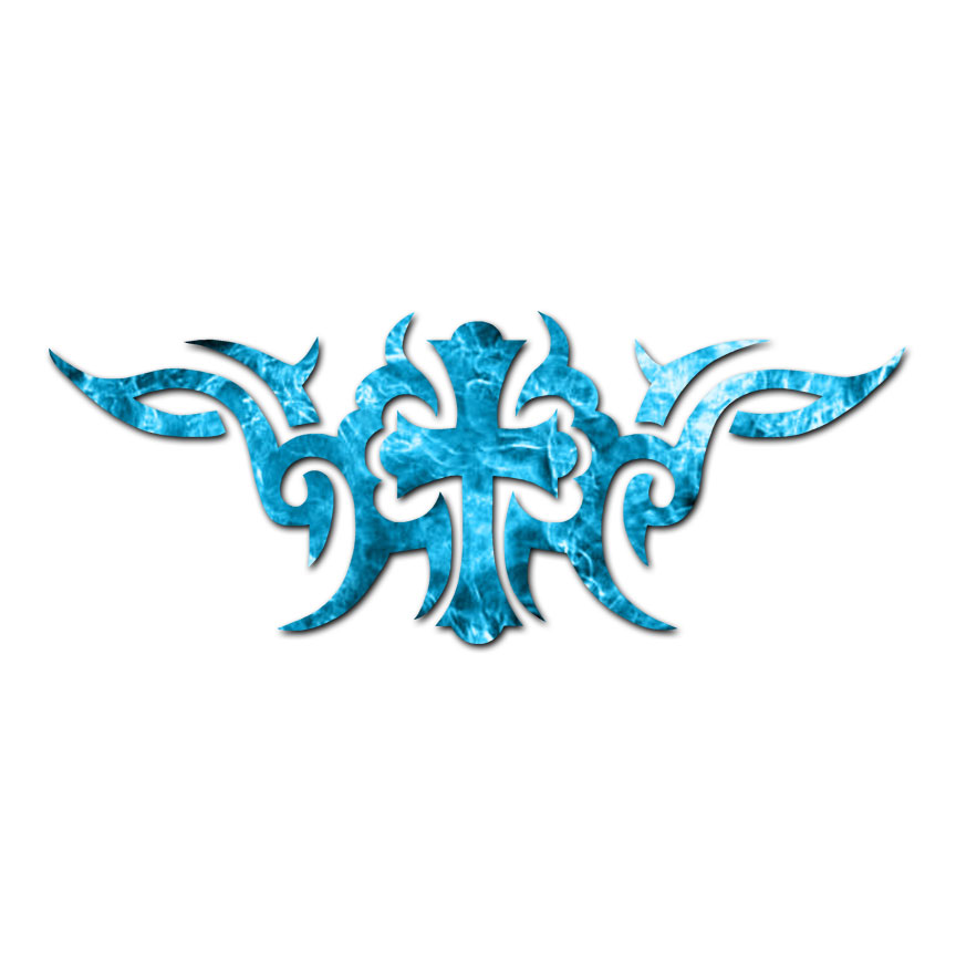 Tribal Cross – Vinyl Decal Sticker – Multiple Patterns & Sizes – ebn3160