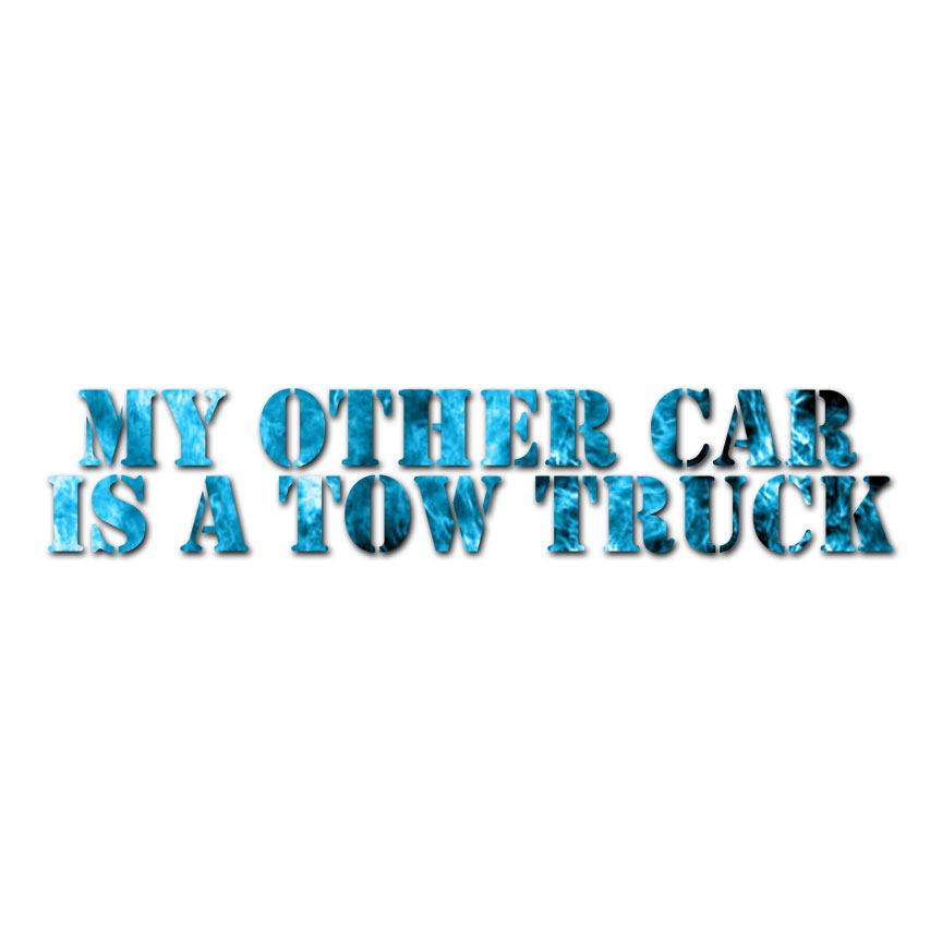 Other Car Tow Truck – Vinyl Decal Sticker – Multiple Patterns & Sizes – ebn3185