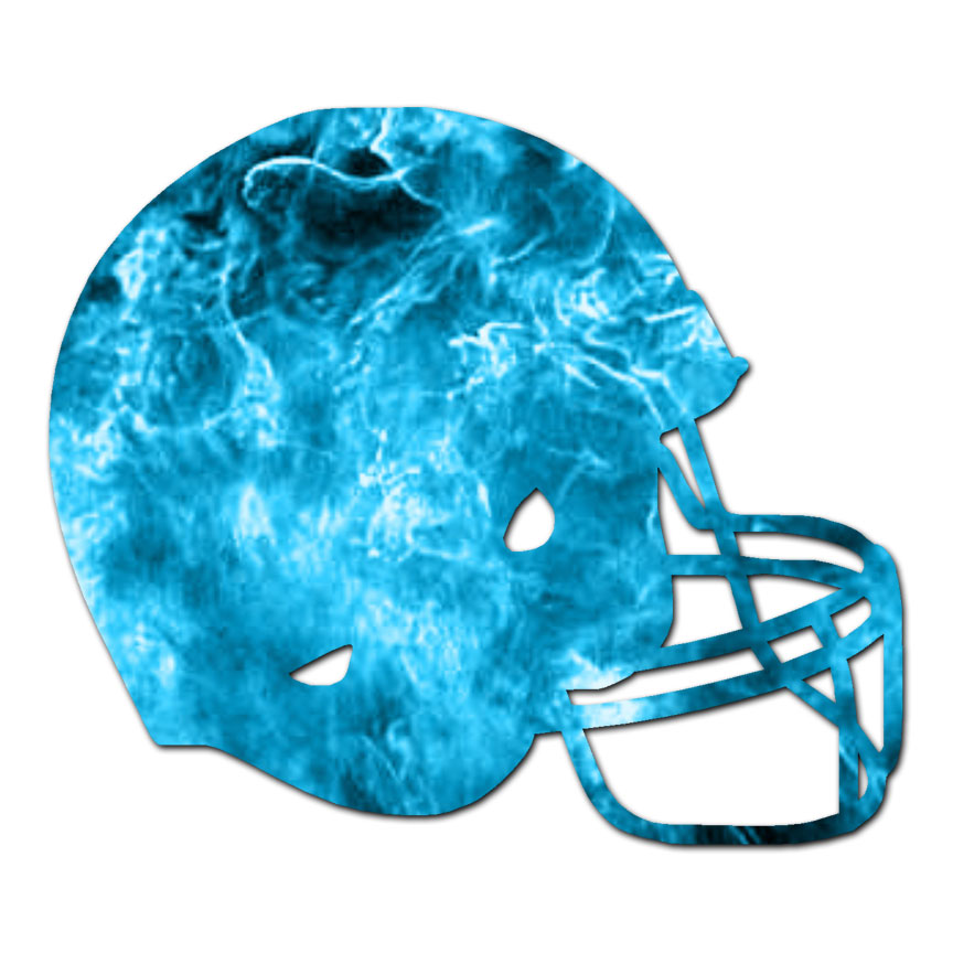 Football Helmet Sports – Decal Sticker – Multiple Patterns & Sizes – ebn326