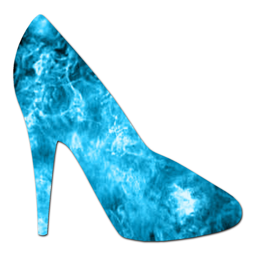 High Heel Shoe – Vinyl Decal Sticker – Multiple Patterns & Sizes – ebn372