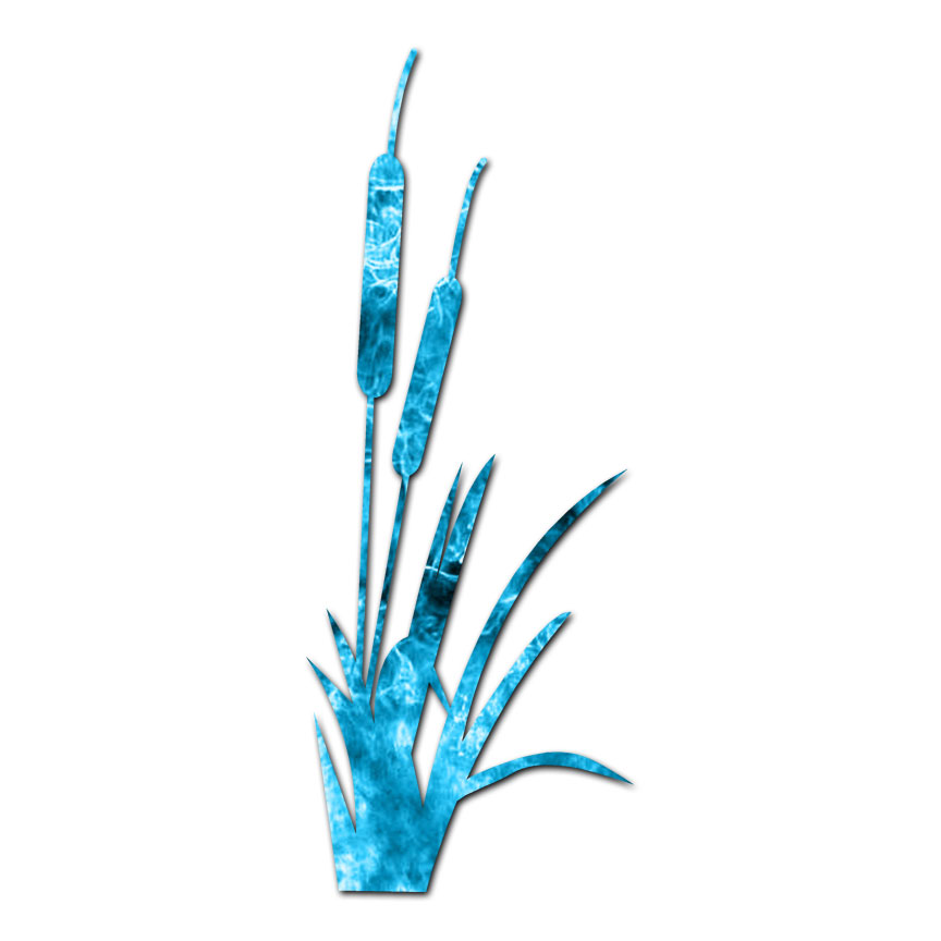 Cattails Typha Water Plant – Decal Sticker – Multiple Patterns & Sizes – ebn3866