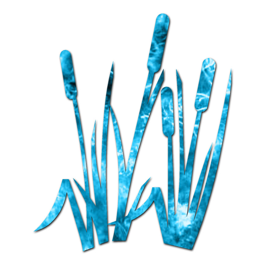 Typha Cattails Water Plant – Decal Sticker – Multiple Patterns & Sizes – ebn3868