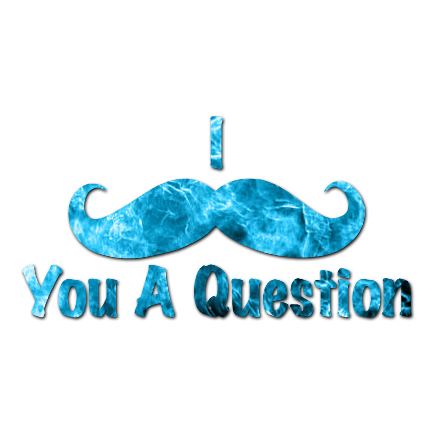 Mustache You A Question – Decal Sticker – Multiple Patterns & Sizes – ebn3922