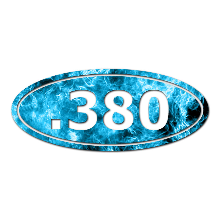 Ammo .380 – Vinyl Decal Sticker – Multiple Patterns & Sizes – ebn42
