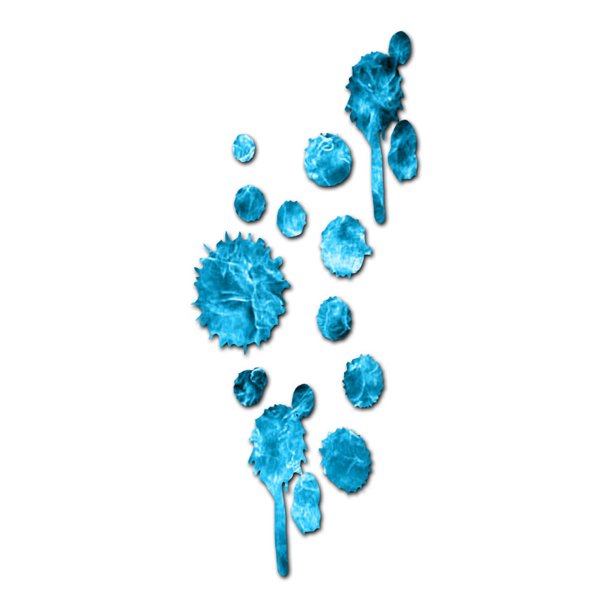 Paint Splatter – Vinyl Decal Sticker – Multiple Patterns & Sizes – ebn497