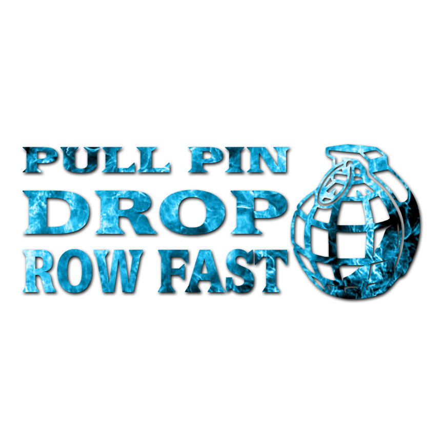 Pull Pin Row Fast Fishing – Decal Sticker – Multiple Patterns & Sizes – ebn547