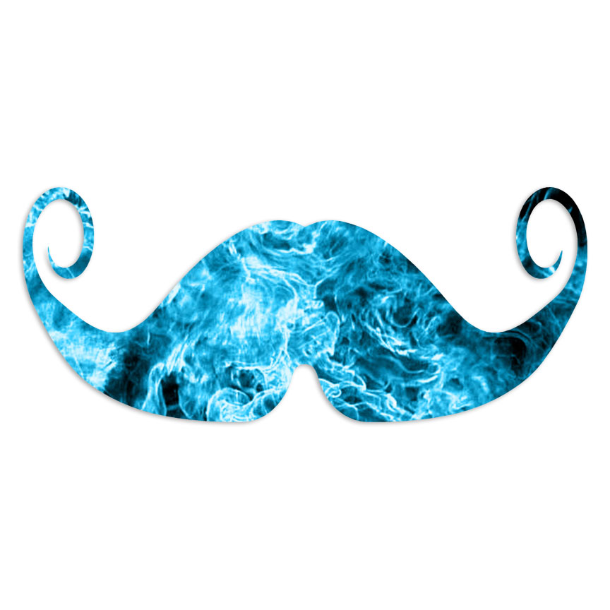 Mustache – Vinyl Decal Sticker – Multiple Patterns & Sizes – ebn6010