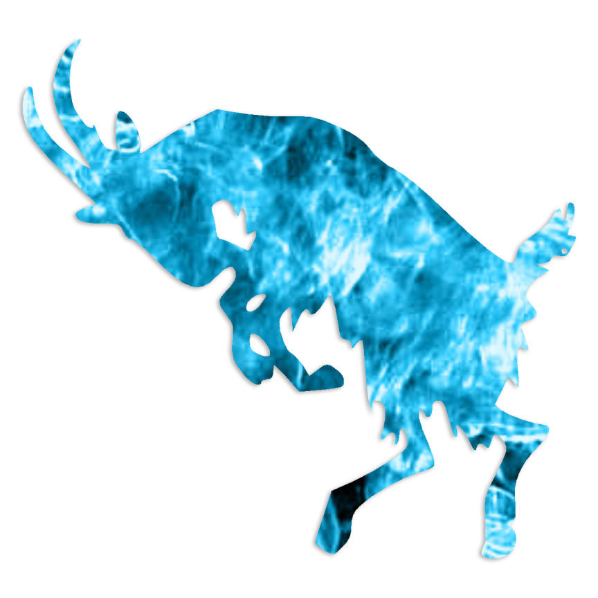 Billy Goat – Vinyl Decal Sticker – Multiple Patterns & Sizes – ebn6074
