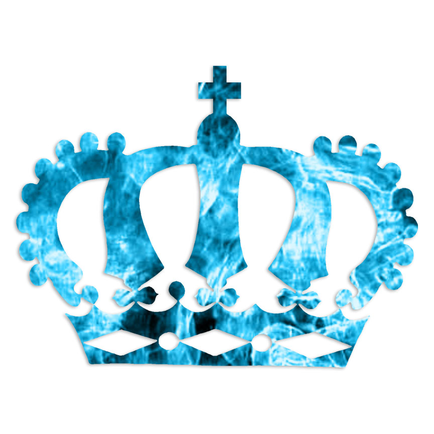 Royalty Crown King Queen – Vinyl Decal – Multiple Patterns & Sizes – ebn6136
