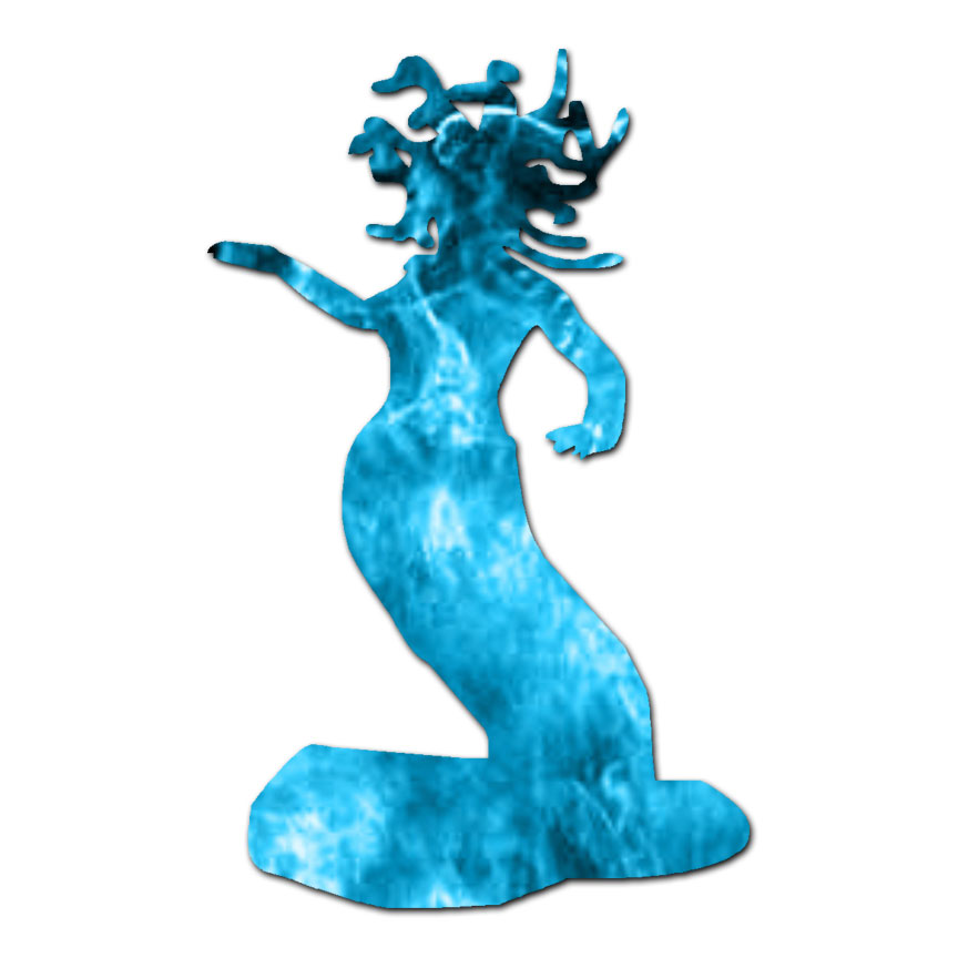 Medusa Gorgon Naga – Vinyl Decal Sticker – Multiple Patterns & Sizes – ebn625