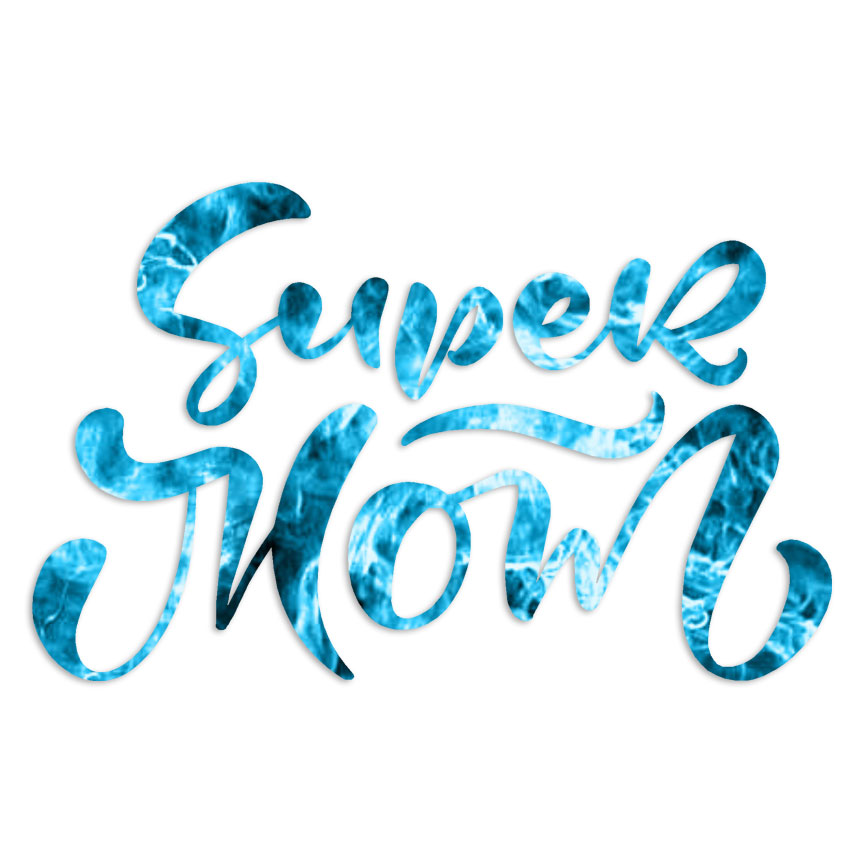 Supermom – Decal Sticker – Multiple Patterns & Sizes – ebn6310