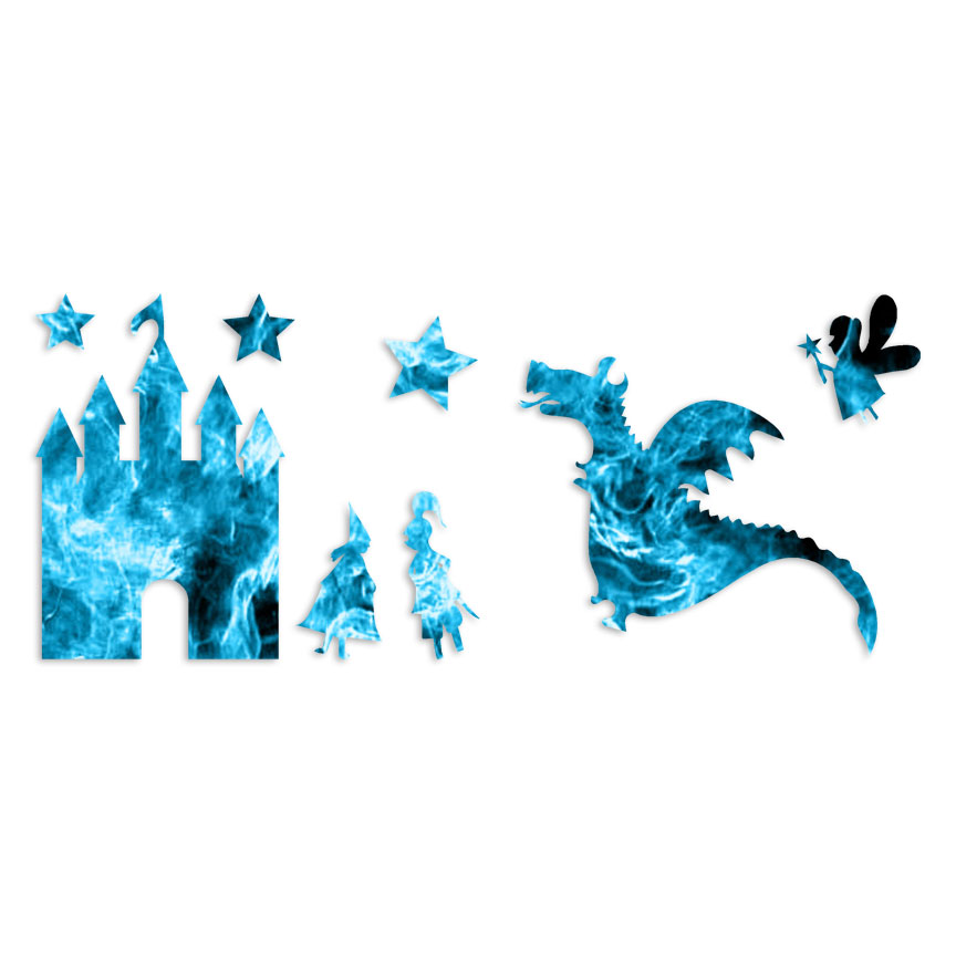 Castle Knight Dragon – Decal Sticker – Multiple Patterns & Sizes – ebn6461