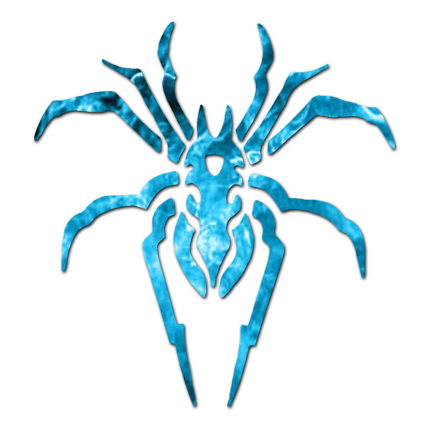 Spider Arachnid Tribal – Decal Sticker – Multiple Patterns & Sizes – ebn650