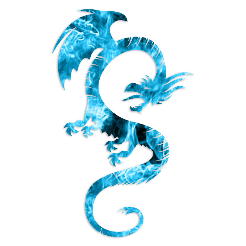 Flying Dragon – Decal Sticker – Multiple Patterns & Sizes – ebn6636