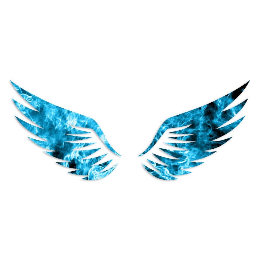 Wings – Decal Sticker – Multiple Patterns & Sizes – ebn6661