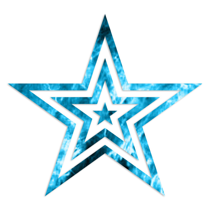 Stars Inside Stars – Decal Sticker – Multiple Patterns & Sizes – ebn6738