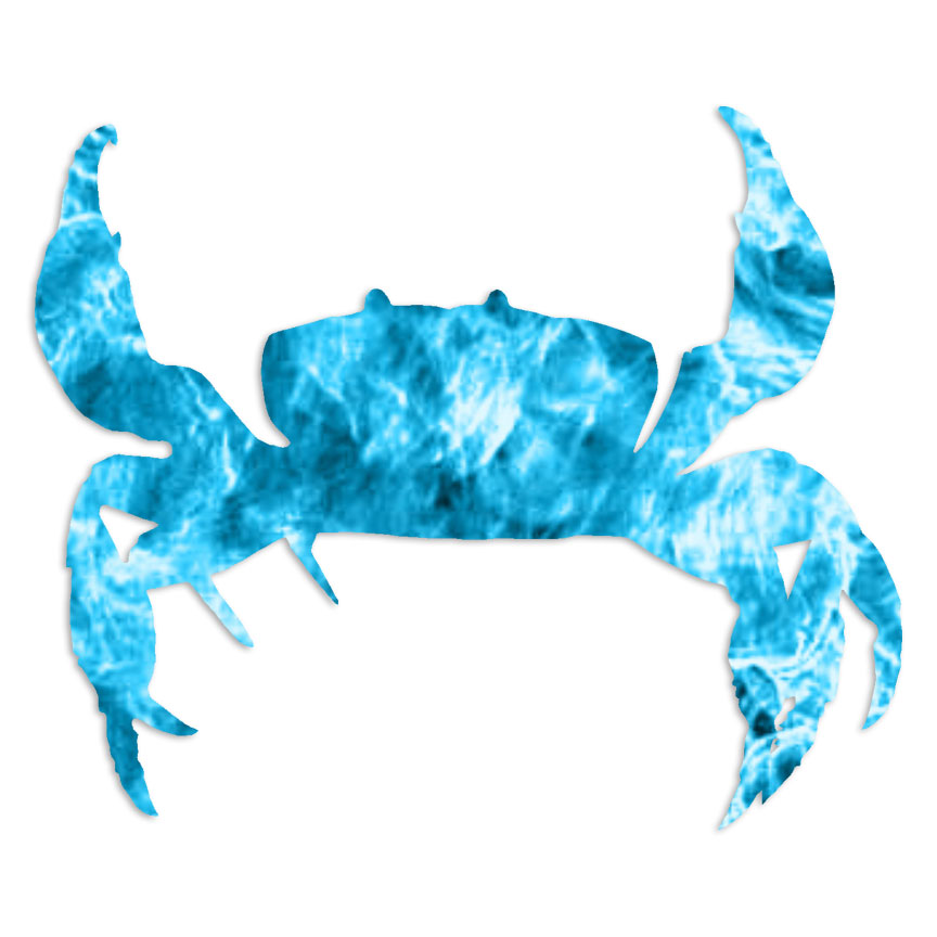 Blue Crab – Decal Sticker – Multiple Patterns & Sizes – ebn6769