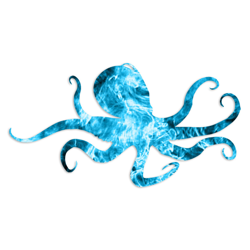 Octopus – Decal Sticker – Multiple Patterns & Sizes – ebn6778