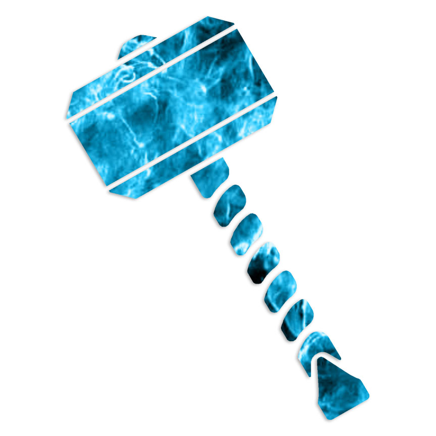 Mjolinir Thor’s Hammer – Decal Sticker – Multiple Patterns & Sizes – ebn6929