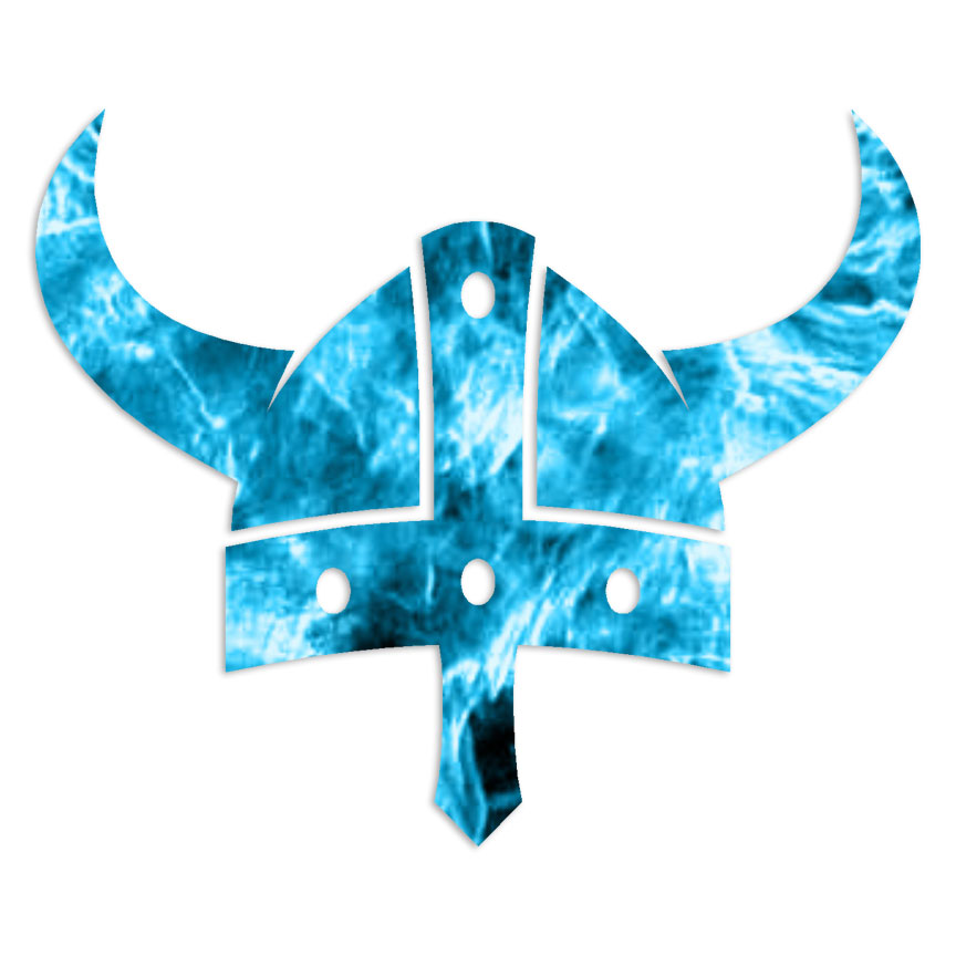 Viking Norse Helmet – Decal Sticker – Multiple Patterns & Sizes – ebn6930