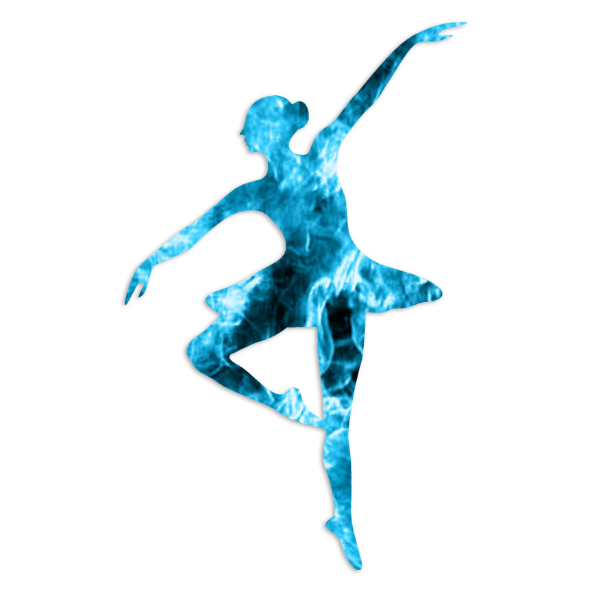 Ballet Dancer – Decal Sticker – Multiple Patterns & Sizes – ebn6936