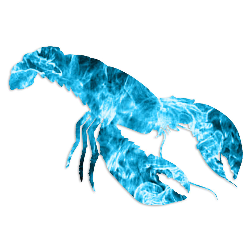 Lobster - Decal Sticker - Multiple Patterns & Sizes - ebn7019
