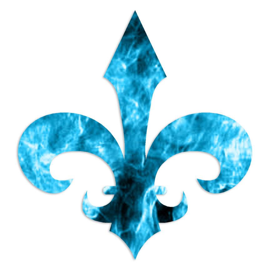 Fleur De Lis – Decal Sticker – Multiple Patterns & Sizes – ebn7095