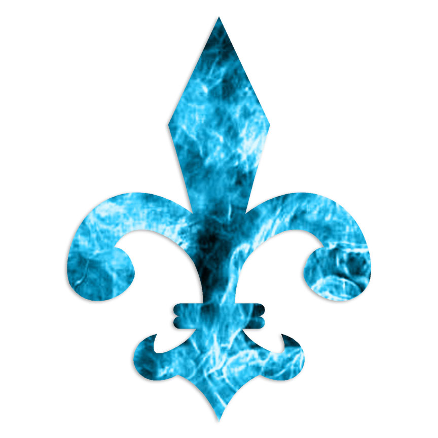 Fleur De Lis – Decal Sticker – Multiple Patterns & Sizes – ebn7096