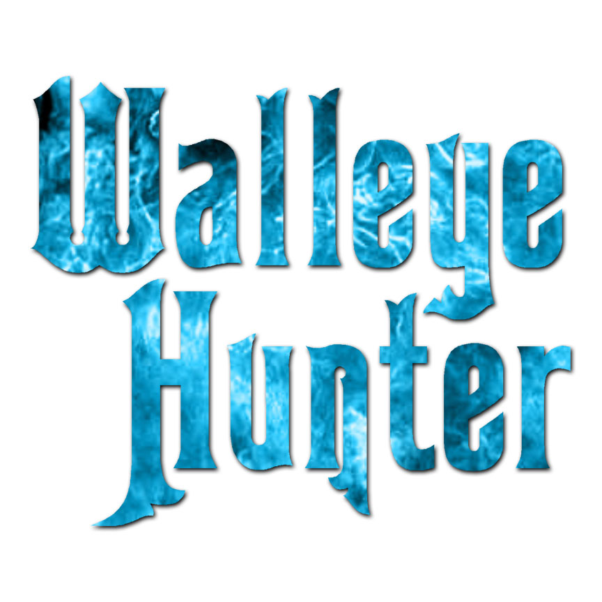 Walleye Hunter Fishing – Decal Sticker – Multiple Patterns & Sizes – ebn728