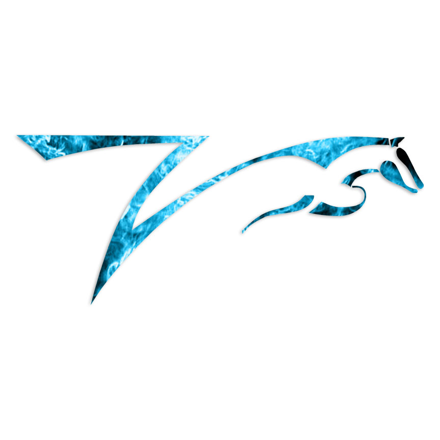 Pinstripe Horse – Decal Sticker – Multiple Patterns & Sizes – ebn7434
