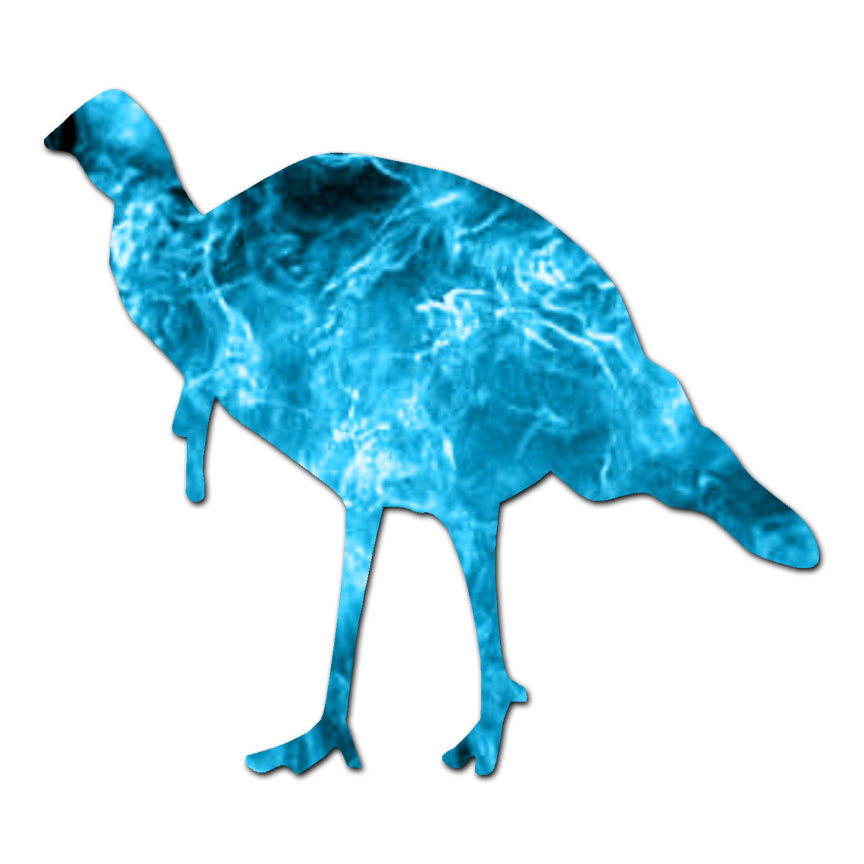 Wild Turkey Bird – Vinyl Decal Sticker – Multiple Patterns & Sizes – ebn745