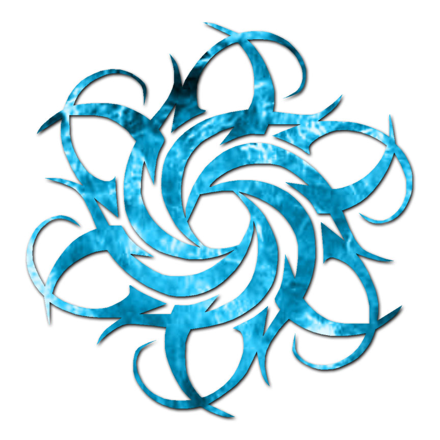 Art Vine Flower Tribal – Vinyl Decal Sticker – Multiple Patterns & Sizes – ebn76