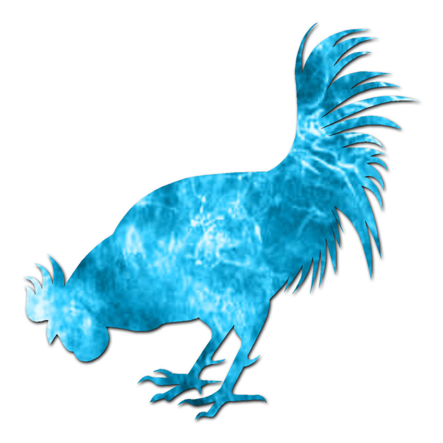 Chicken Rooster – Vinyl Decal Sticker – Multiple Patterns & Sizes – ebn976