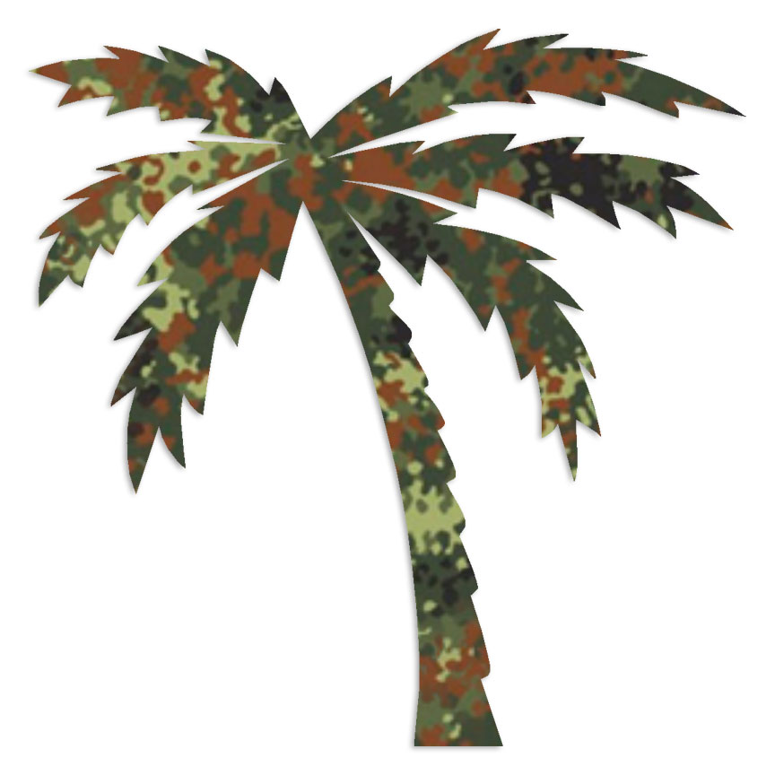 Foil Palm Tree Tropical Stickers Set – Country Croppers