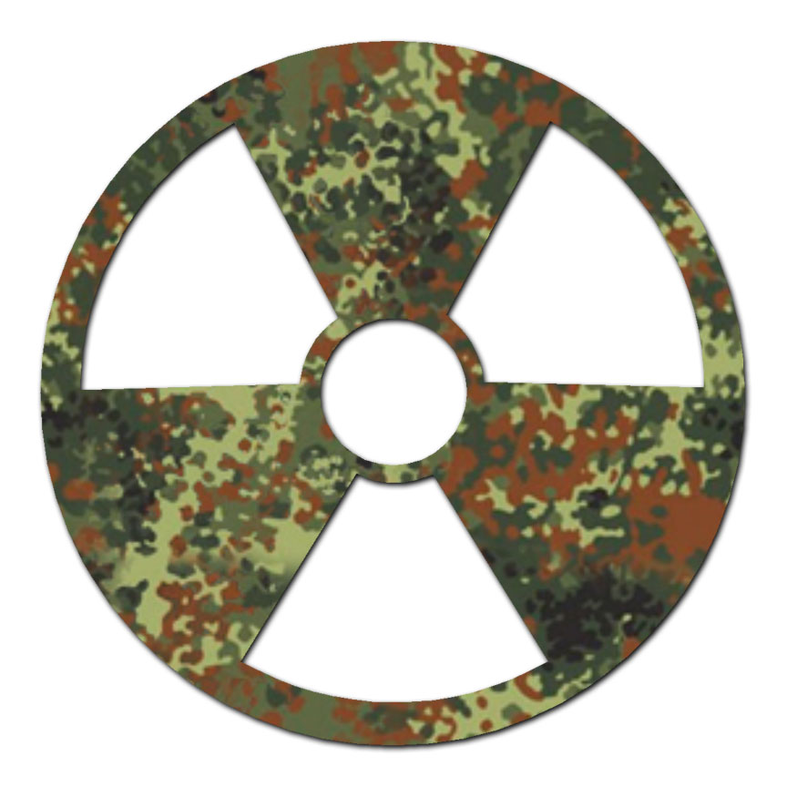 Rusted Radioactive Symbol Vinyl Waterproof Sticker Decal Car Laptop Wall Window Bumper Sticker 5