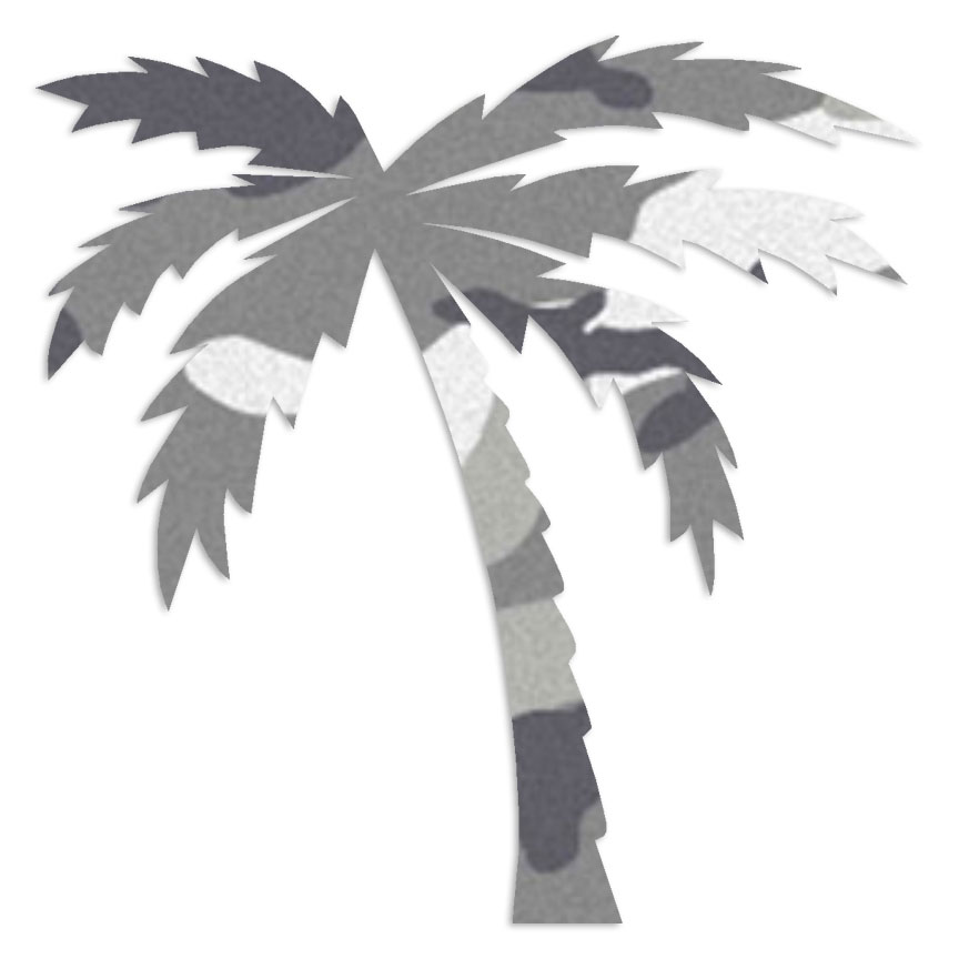 Foil Palm Tree Tropical Stickers Set – Country Croppers