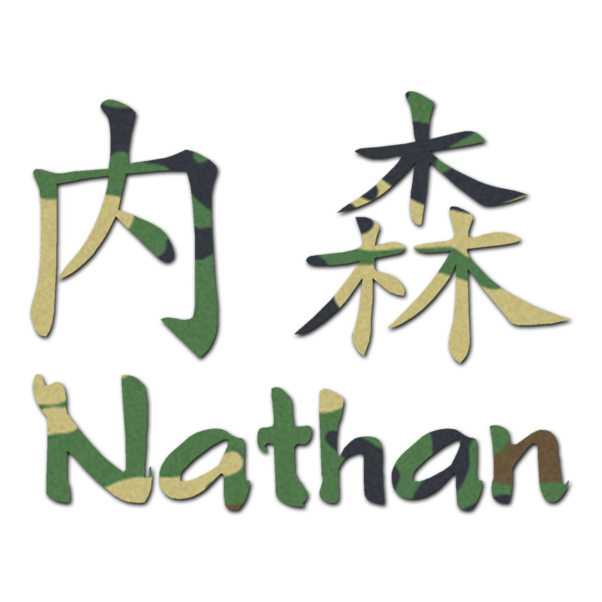 miniatura 10  - Símbolo chino Nathan nombre-DECAL STICKER-Varios Patrones y Tamaños-ebn2209