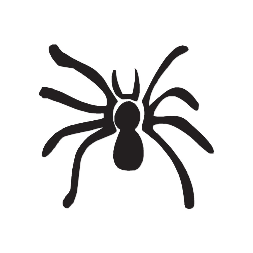 Spider Drawing Arachnid – Decal Sticker – Multiple Color & Sizes – ebn1010