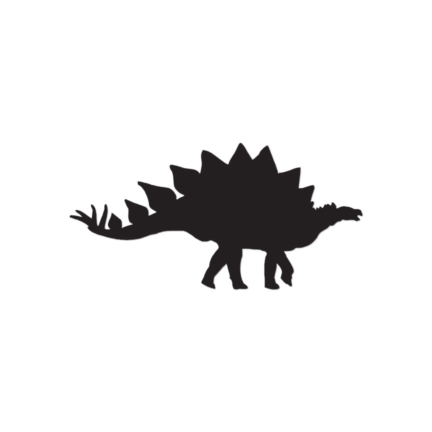 Stegosaurus Dinosaur – Vinyl Decal Sticker – Multiple Color & Sizes – ebn1016